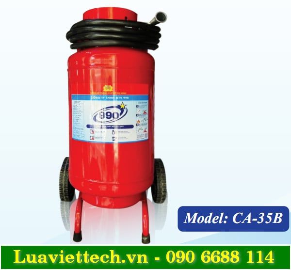  Bình chữa cháy xe đẩy 990 loại bột BC 35kg CA-35B có kiểm định 