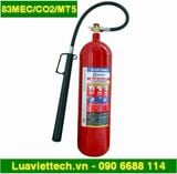  Bình chữa cháy khí CO2 83MEC Bộ Quốc Phòng 5kg 83MEC/CO2/MT5 