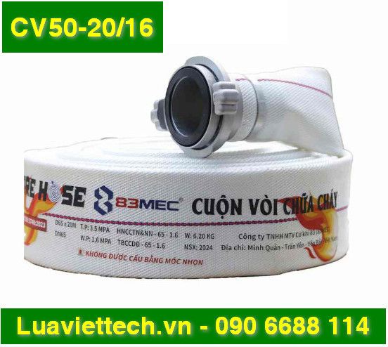  Cuộn vòi chữa cháy CV65 83MEC Bộ Quốc Phòng CV65-20/16 
