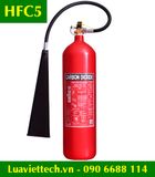  Bình chữa cháy khí CO2 5kg Hafico HFC5 CÓ TEM KIỂM ĐỊNH 