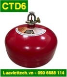  Bình cầu chữa cháy tự động kích hoạt VinaFoam bột ABC 6kg CTD6, có tem kiểm định 