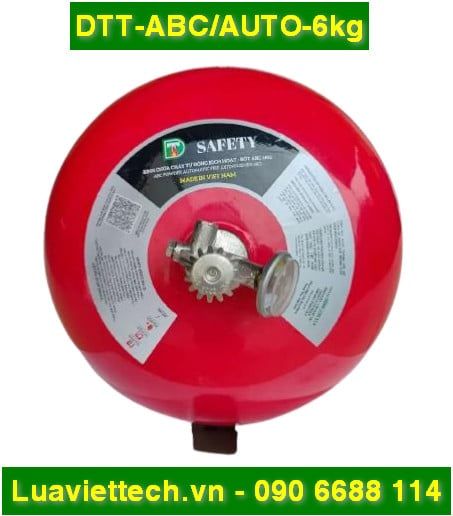  Bình chữa cháy tự động SAFETY bột ABC 6kg DTT-ABC/AUTO-6kg - Có tem kiểm định 