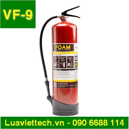  Bình chữa cháy bọt FOAM gốc nước hiệu VinaFoam, có tem kiểm định 