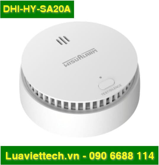  Thiết bị báo cháy độc lập, đầu báo khói Dahua DHI-HY-SA20A, pin 10 năm có thể thay thế 