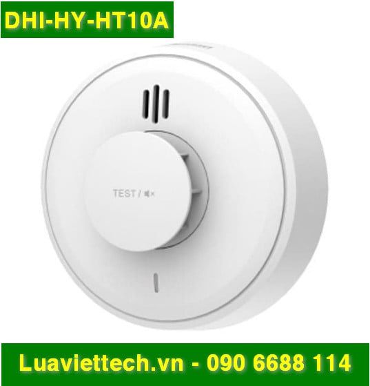  Thiết bị báo cháy độc lập, đầu báo nhiệt Dahua DHI-HY-HT10A, pin 10 năm không thay thế 