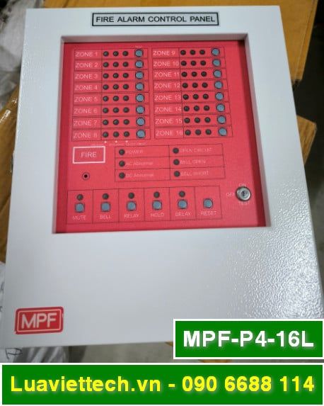  Tủ trung tâm báo cháy MPF 16 kênh MPF-P4-16L 