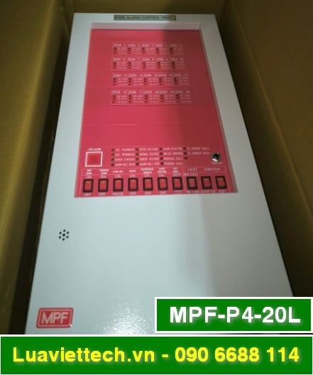  Tủ trung tâm báo cháy MPF 20 kênh MPF-P4-20L 