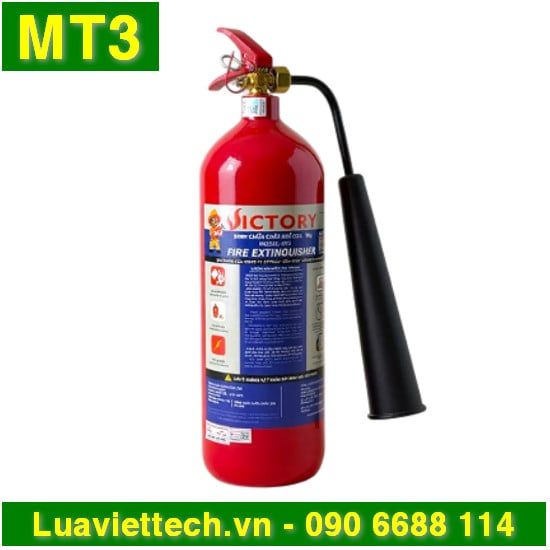  Bình chữa cháy VICTORY khí CO2 3kg MT3 - Có tem kiểm định 