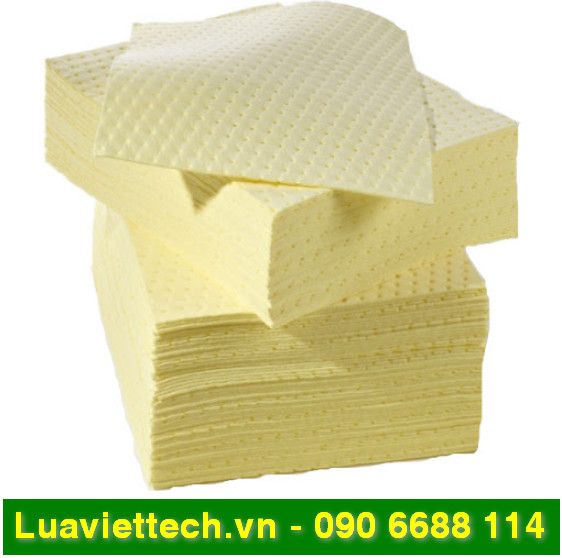  Tấm thấm hút hóa chất rò rỉ đổ tràn Indo CHEMICAL Absorbent pad 