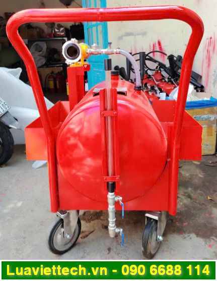  Xe foam chữa cháy di động 100L 
