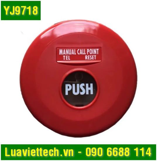  Nút nhấn khẩn tròn Yongjin YJ9718, có tem kiểm định PCCC 
