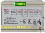  Trung tâm báo cháy Yong Jin 2 zone YJ-W820-2 kết nối đầu báo beam kiểm định, có tem kiểm định của Bộ Công An 