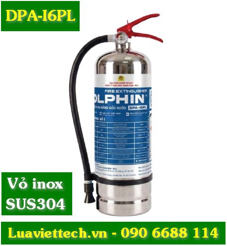  Bình chữa cháy đa năng gốc nước Dolphin DPA-I6PL có tem kiểm định 