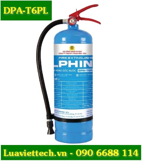  Bình chữa cháy đa năng gốc nước 6.5 lít Dolphin DPA-T6PL có tem kiểm định 
