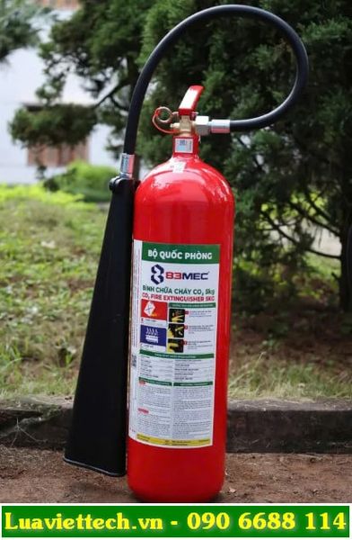  Bình chữa cháy khí CO2 83MEC Bộ Quốc Phòng 5kg 83MEC/CO2/MT5 