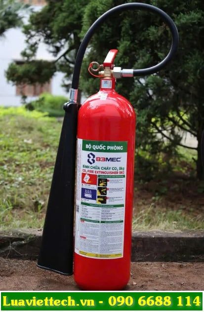  Bình chữa cháy khí CO2 83MEC Bộ Quốc Phòng 5kg 83MEC.CO2.MT5 