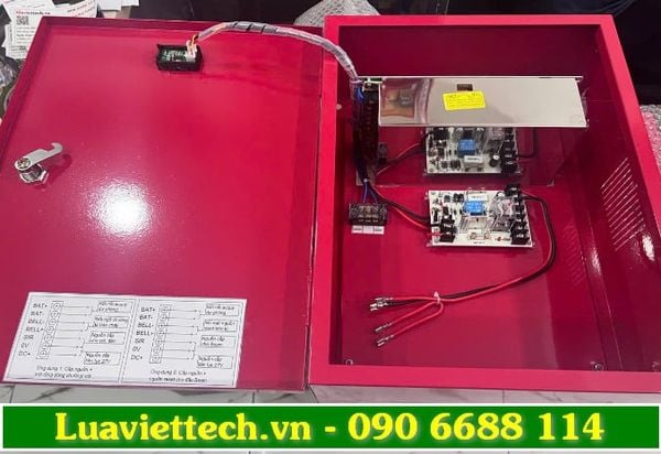 Bộ nguồn phụ cho hệ thống báo cháy 24V/10A, chưa gồm 2 ắc quy 12V 
