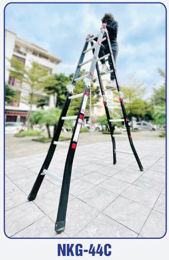  Thang nhôm gấp đoạn Nikawa NKG-C 