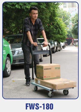  Xe đẩy hàng sàn nhôm Nikawa FWS 