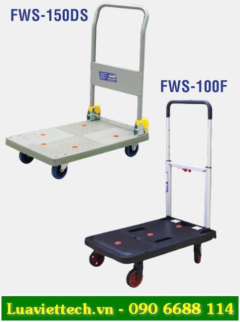  Xe đẩy hàng sàn nhựa Nikawa FWS 