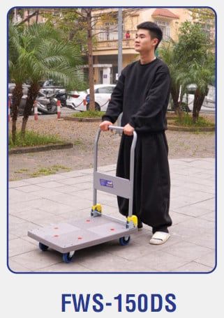  Xe đẩy hàng sàn nhựa Nikawa FWS 