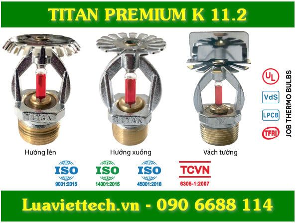  Đầu phun Sprinkler Titan Premium K 11.2 