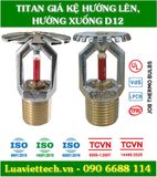  Đầu phun Sprinkler Titan giá kệ hướng lên, hướng xuống D12 