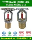  Đầu phun Sprinkler Titan giá kệ hướng lên, hướng xuống D15 