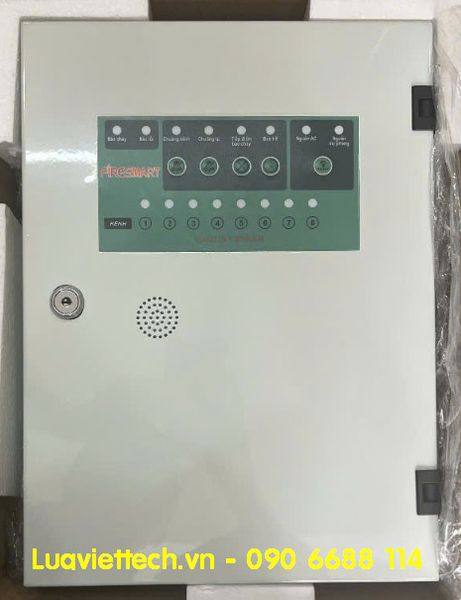  Tủ trung tâm báo cháy hệ thường Fire Smart FCP, gồm ắc quy, có kiểm định 