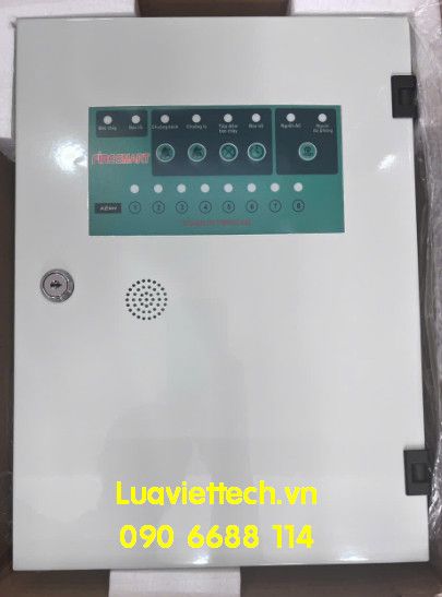  Tủ trung tâm báo cháy hệ thường Fire Smart FCP, gồm ắc quy, có kiểm định 