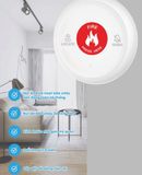  Nút ấn khẩn cấp tròn báo cháy không dây SafeFire SF-X_BASE HM2EB-W pin tới 2 năm, bảo hành 12 tháng 