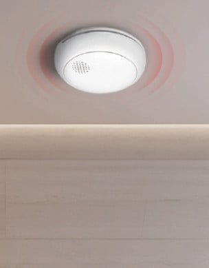  Đầu báo cháy khói liên động không dây SafeFire SF-X_PRO HM2SA-1W, pin tới 10 năm, bảo hành 24 tháng 
