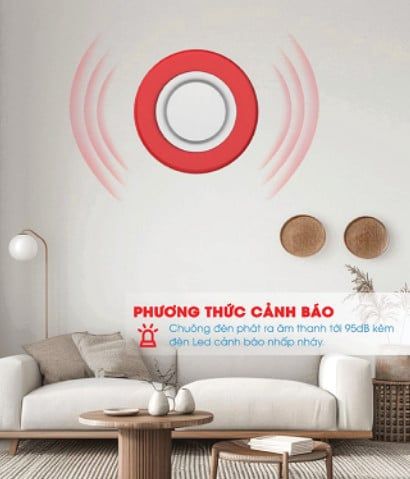  Chuông đèn báo cháy SafeFire SF-X_PRO HM2WD-W, pin tới 10 năm, bảo hành 24 tháng 