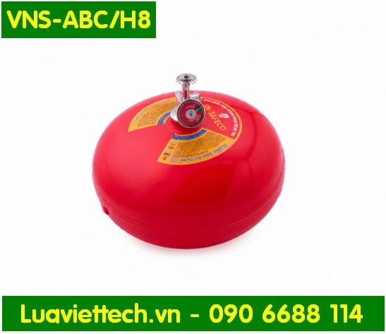  Bình cầu chữa cháy tự động VN-SAFECO bột ABC 8kg VNS-ABC/H8 