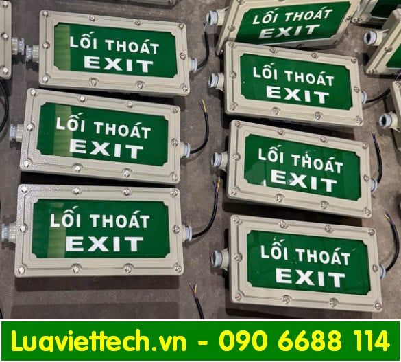  Đèn chỉ dẫn thoát nạn (lối thoát EXIT) chống nổ BT-EXCN120P hiệu Shengli, có tem kiểm định 