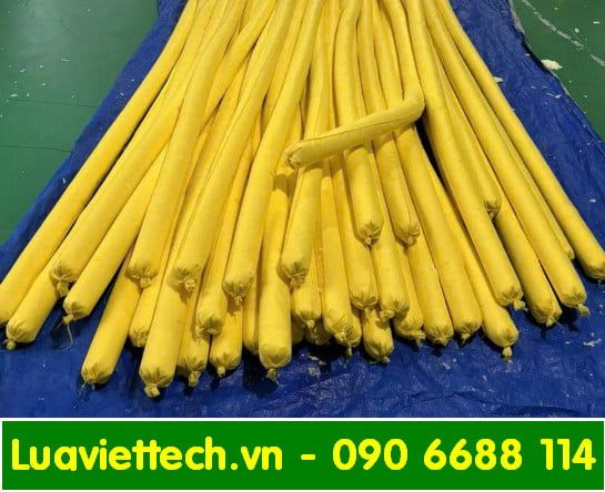  Phao quây thấm hóa chất XY-S07612 màu vàng, kích thước 76mm x 1200mm 