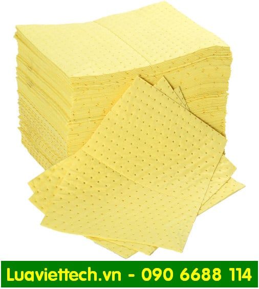  Tấm thấm hóa chất XY-P0221 màu vàng, kích thước 400 x 500mm 