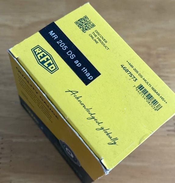  Đồng hồ đo áp suất MR-205-DS-MULTI-16BAR-HS, hiệu Refco 