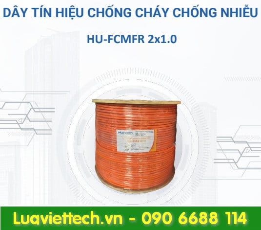  DÂY TÍN HIỆU CHỐNG CHÁY CHỐNG NHIỄU HUVIRON HU-FCMFR 2x1.0 