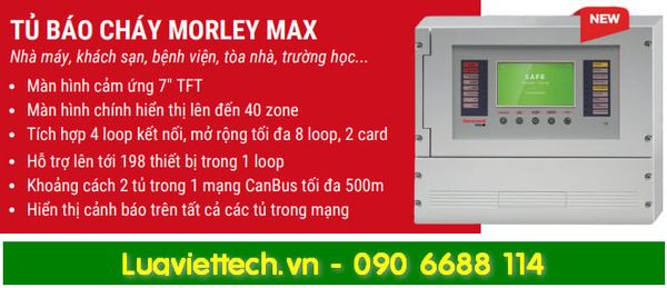  Tủ báo cháy MORLEY MAX Honeywell 