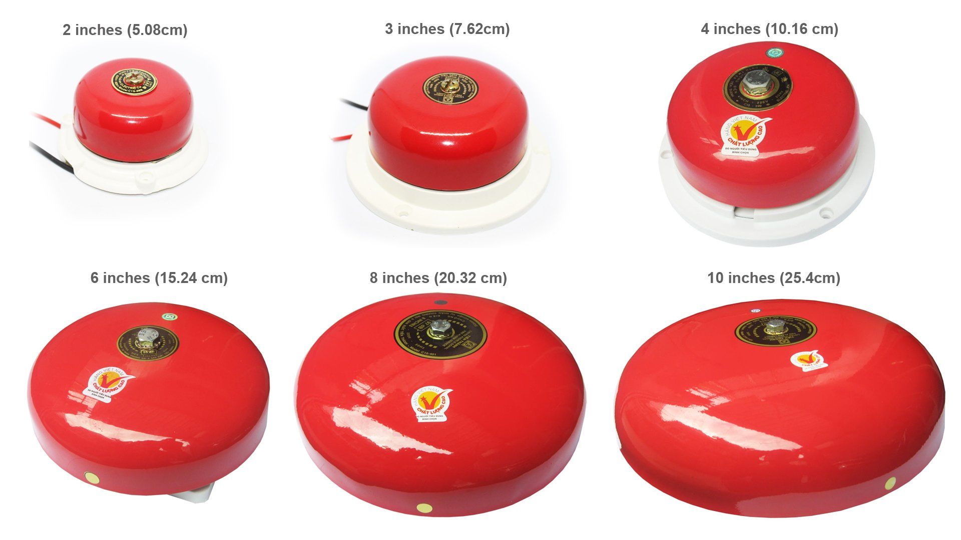  Chuông điện + Nút nhấn chuông tròn 