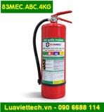  Bình chữa cháy bột ABC 83MEC Bộ Quốc Phòng 4kg 83MEC.ABC.4KG 