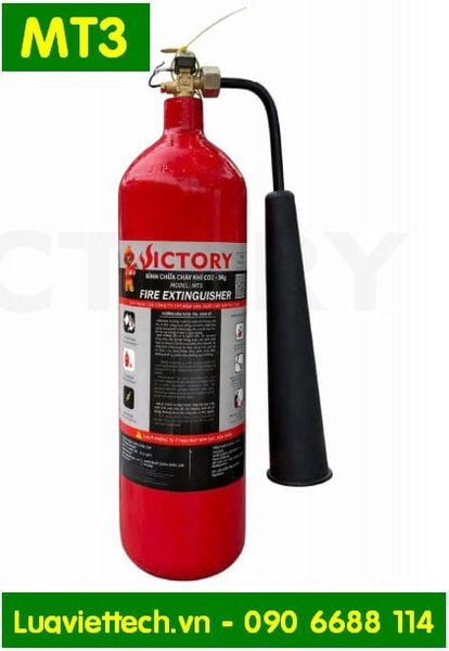  Bình chữa cháy VICTORY khí CO2 3kg MT3 
