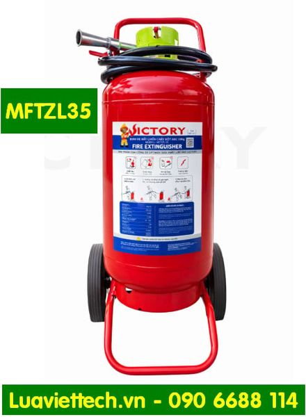  Bình chữa cháy xe đẩy VICTORY bột ABC 35kg MFTZL35 