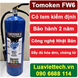  Bình chữa cháy Tomoken gốc nước 6 lít FW6, có tem kiểm định 