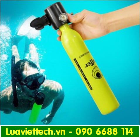  Trọn bộ bình lặn mini liền miệng 5 món giúp lặn nước, lặn biển sông ao hồ 