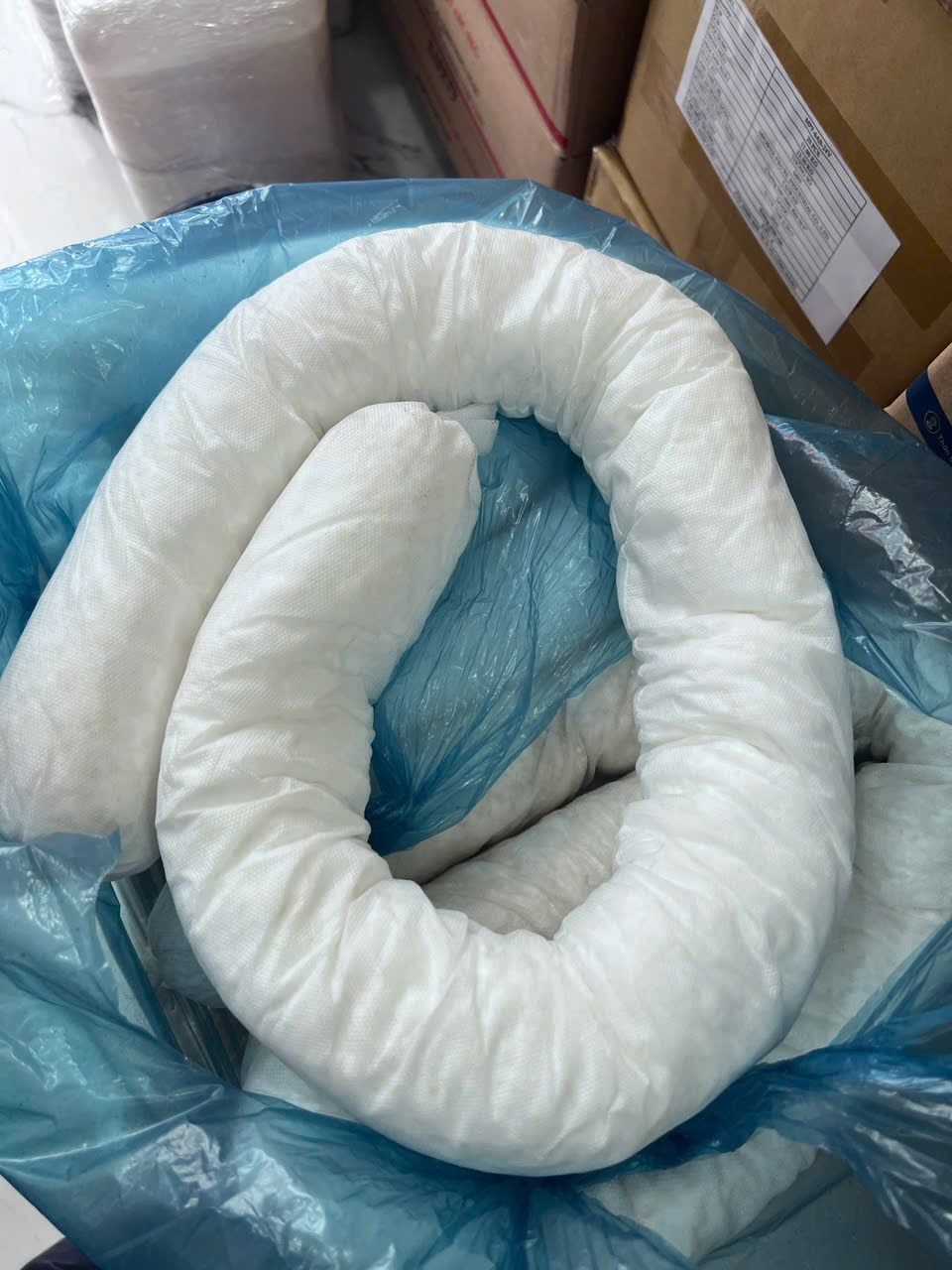  Phao thấm hút dầu Indo, kt D76 x L1200mm, TRẮNG 