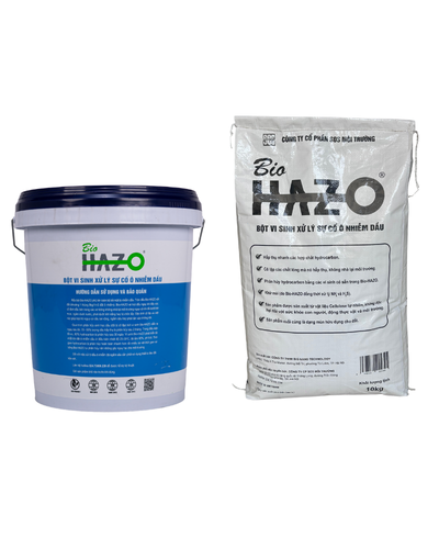  Bột vi sinh xử lý sự cố ô nhiễm dầu Bio HAZO (Thùng 8kg) 