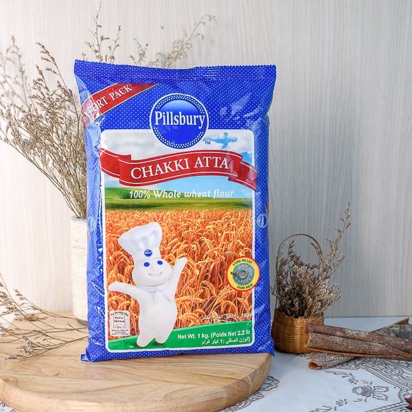 Bột mì nguyên cám Ấn Độ PILLSBURY Whole Wheat Flour /chakki Atta, 5kg