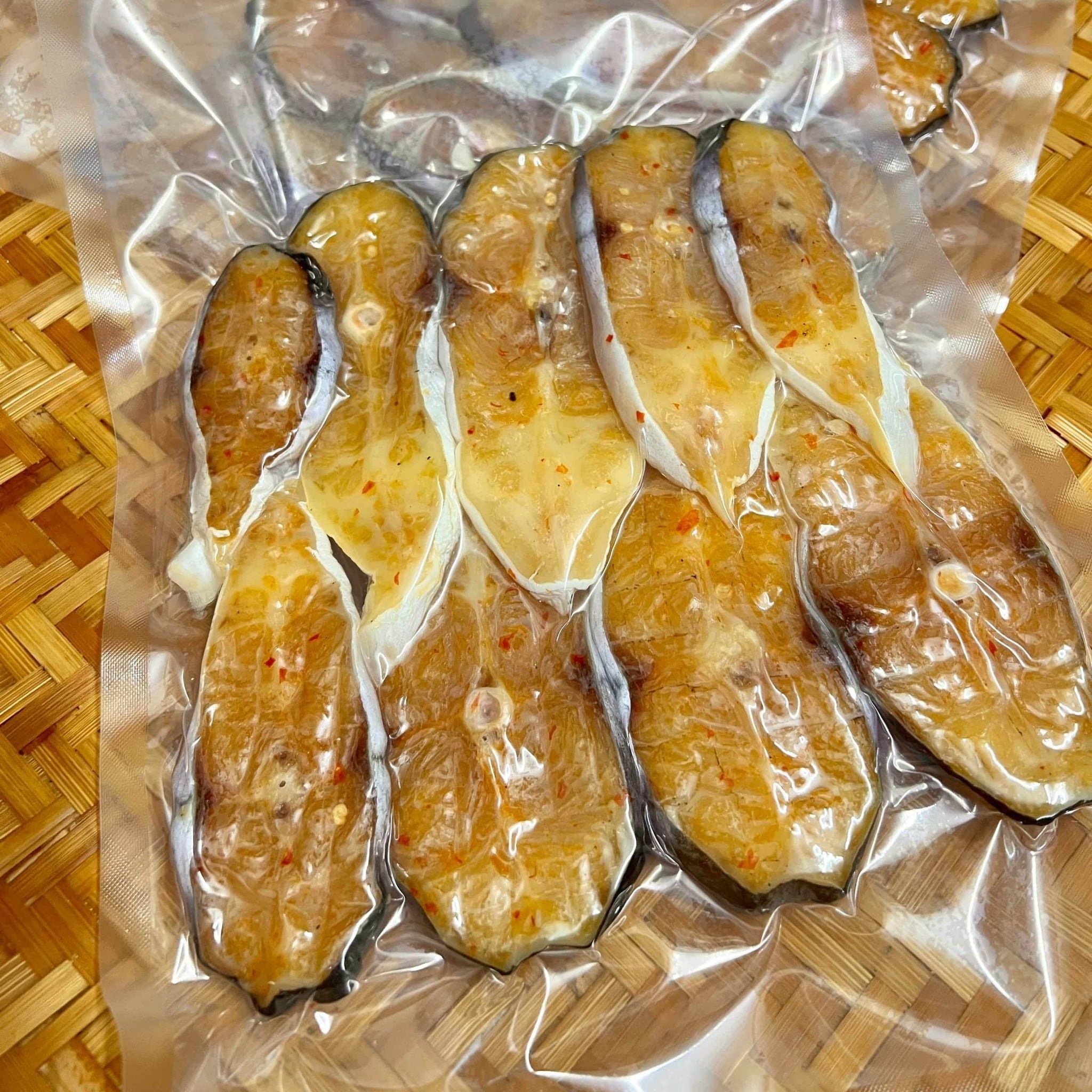 kho ca dua cat khuc uop san gia vi 500gr